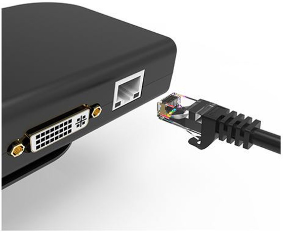 Wavlink USB 3.0 Universal Laptop Docking Station WL-UG39DK1V-C-BL-US